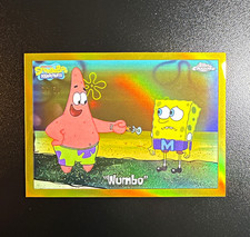 2025 Topps Chrome SpongeBob SquarePants Wumbo #66 Serial Numbered /50 TRUE GOLD picture