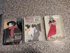 Vtg Toulouse Lautrec art trinket tray dish May Belfort Moulin Rouge Concert Bal picture