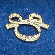 The Walt Disney Gallery Disney Mickey Mouse Swarovski Crystal Pin Brooch picture