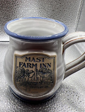 Deneen Pottery Coffee Mug Mast Farm Inn Valle Crucis, North Carolina 1810 picture