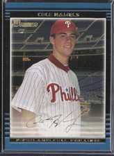 2002 Topps Bowman - Phillies Cole Hamels Rookie RC #BDP17 00s MLB Baseball HOF? picture