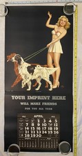 Vintage 1952 pin-up calendar by Walt Otto - 34
