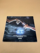 Vintage 1983 E.T. The Extra Terrestrial Movie Wall Calendar Spielberg Marked picture