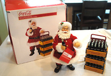 Kurt Adler, Santa Coca-Cola Fabriche figurine, with delivery cart, with box picture