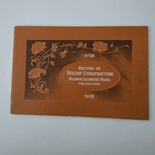 Baldwin Locomotive Works 1902 Record of Recent Construction No. 36 picture