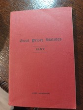 1957 Statutes Great Priory of England and Wales  Freemasonry masonic   /394 picture