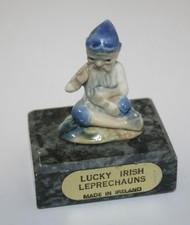 Vintage Connemara Marble Lucky Irish Leprechaun picture