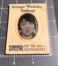 Vintage MOVING FACE Animation Lenticular Woman DEXTER WASHING MACHINE Ad PHOTO picture