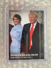 2016 Topps Now Election Donald & Melania Trump Assume Residence In The W.H picture