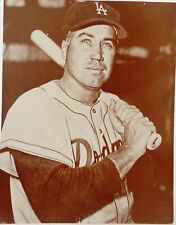 Vintage Duke Snider Press Publicity Print 11x14” Baseball Photo Dodgers Nice picture