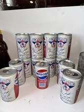 Lot of 13 Vintage 1984 Pepsi Cans Jacksons World Tour Michael Jackson Empty picture