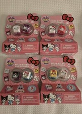 ClicKeez VIRAL Hello Kitty Collab 3 Pack Clicker Keys Mystery Blind Box LOT OF 4 picture