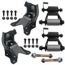Pair Rear Leaf Spring Shackle and Rearward Hanger for 1999-2007 Ford Excursio... picture