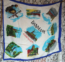 København - Copenhagen - Denmark Souvenir Scarf 24” x 27” ~ Make an Offer ~ picture