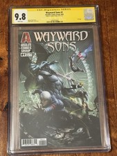 WAYWARD SONS #1 CGC 9.8 SS FOIL logo ABSOLUTE COMIC SIG BENNY POWELL Red Giant picture