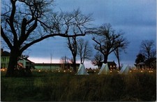 Candlelight Tour Yuletime Festival Fort Scott Kansas KA Historic Site Postcard picture