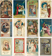 Anydesign 48 Pack Christmas Greeting Cards Vintage Xmas Cards Assortment picture