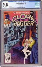 Cloak and Dagger #2 CGC 9.8 1983 4379833006 picture