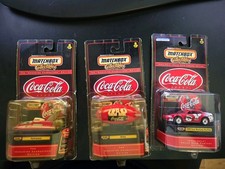 Coca-Cola Matchbox Collectibles 1/64 Diecast Vehicles Lot of 3 picture