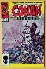 The Official Handbook of the Conan Universe #1 VG- (3.5) Marvel Comics 1/86 picture