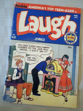 LAUGH COMICS #43 (ARCHIE COMICS 1951) VG (4.0) cond. ARCHIE, KATY KEENE, SUZIE picture