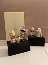 Lenox Halloween Peanuts Tricks & Treats Set of 5 Charlie Brown Figurines picture