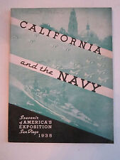 1935 CALIFORNIA AND THE NAVY - AMERICA'S EXPOSITION - BOOKLET - GOOD - BOX WW picture