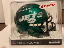 Corey Davis signed mini helmet New York Jets Speed BAS WK62628 picture