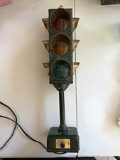 Vintage 1960s B&B Bar Traffic Light Lamp – Last Call / Bar Is Open / Closed – picture