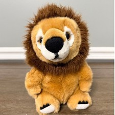 Adventure Planet Belly Buddy Lion Plush Stuffed Animal Wildlife Realistic Safari picture