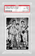 1966 TOPPS LOST IN SPACE CARD #55 FACING THE FUTURE PSA 6 LAST CARD IN THE SET picture