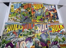 8 vintage Marvel the Incredible Hulk comics 160-169 read description picture