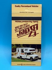 Vintage EZ Ryder RV Matchbook Santa Ana CA Recreational Vehicle Advertising picture