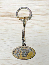 Vintage 1969 Presidents Safety Award GPU Brass Key Chain picture