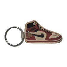 Vintage Rare 1985 Nike Air Jordan Retro 1 Chicago Rubber Shoe Keychain picture