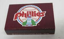 Philadelphia Phillies MLB Team BROWN FULL Matchbook / Matchbox picture