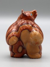 Vernon Lunasee & Prudencia Quam Dolomite Zuni Bear Fetish picture