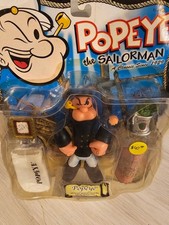 POPEYE PEA COAT FIGURE W/ SPINACH CAN, TREASURE MAP DUFFLE BAG AND PICTURE FRAME picture