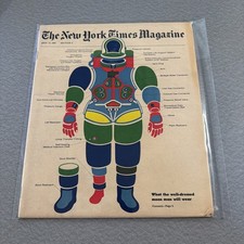 Vintage July 13, 1969 NY Times Magazine “Moon Man” picture
