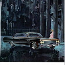 1968 Oldsmobile Ninety-Eight LS Black Car Print Ad Luxury Sedan Formal Vtg picture