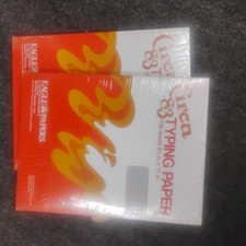 (2)NOS Eagle-A Type-Erase Bond Cockle 200 Sheets 8.5