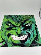 Vintage Incredible Hulk Bandana Bandaroos Handkerchief 90s Marvel 1993 picture