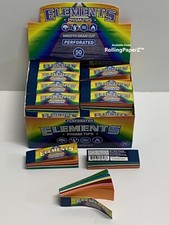 New 10X Packs of ELEMENTS PRISM TIPS Perforated Multi-Colored 50 Tips per pack picture