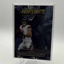 Wild Card 2024 Haunted Hits Monster Hunt Bo Nix Chase Card HHS-BN /5 picture