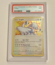 PSA 9 MINT LUGIA #022 - 2021 POKÉMON CELEBRATIONS 25TH ANNIVERSARY CARD picture