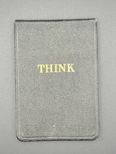 Antique IBM THINK Pocket Notebook, Video Notes, Globe Logo Pre-1947 590 Madison picture