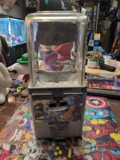 Vintage 1950’s Atlas Master Glass Dome Gumball Machine Penny/Nickle with key picture