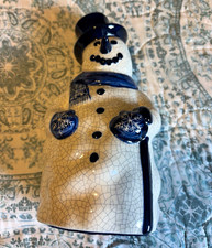 Vintage 1995 The Potting Shed Snowman Figurine 7.75