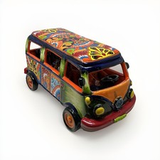 Mexican Talavera Volkswagen Bus/Kombi/Van Day of the Dead (UT) picture