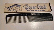 Vintage Super Comb 1961 Black In Original BOX picture
